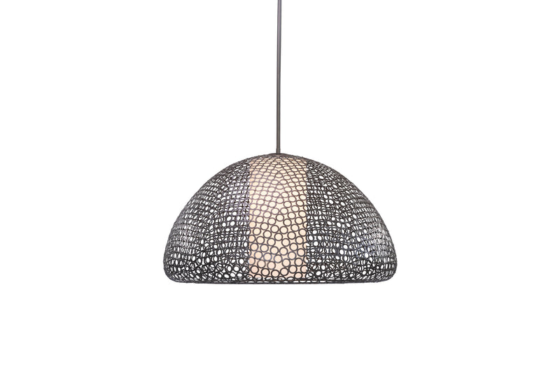 Justice Designs NSH-8204-BZTO Four Light Pendant, Bronzato