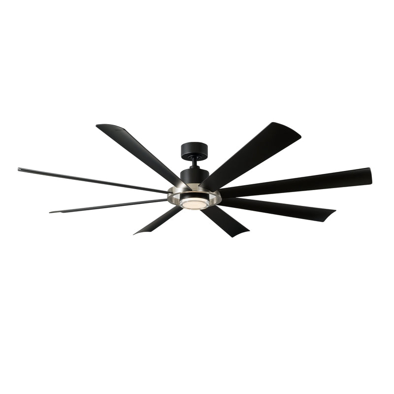 Modern Forms Fans FR-W2303-72L27BNMB 72"Ceiling Fan, Brushed Nickel/Matte Black