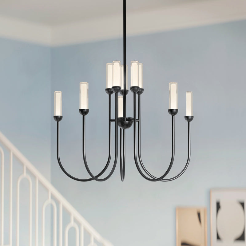 Kichler 52757BKLED LED Chandelier, Black