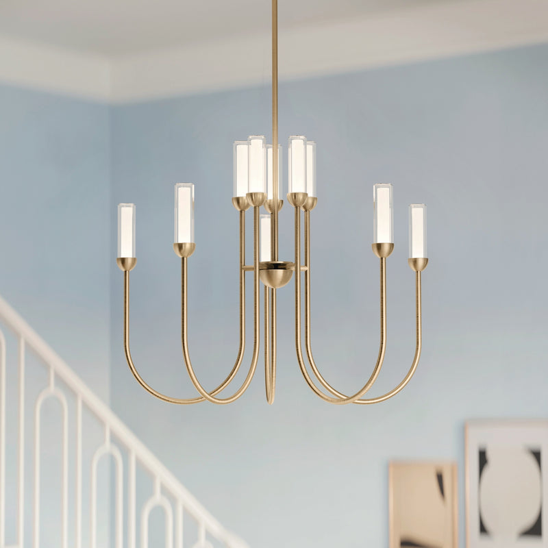 Kichler 52757CPZLED LED Chandelier, Champagne Bronze