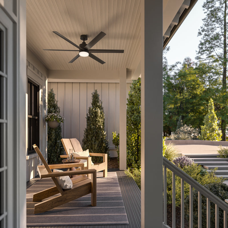 Kichler 310765SBK 65"Ceiling Fan, Satin Black