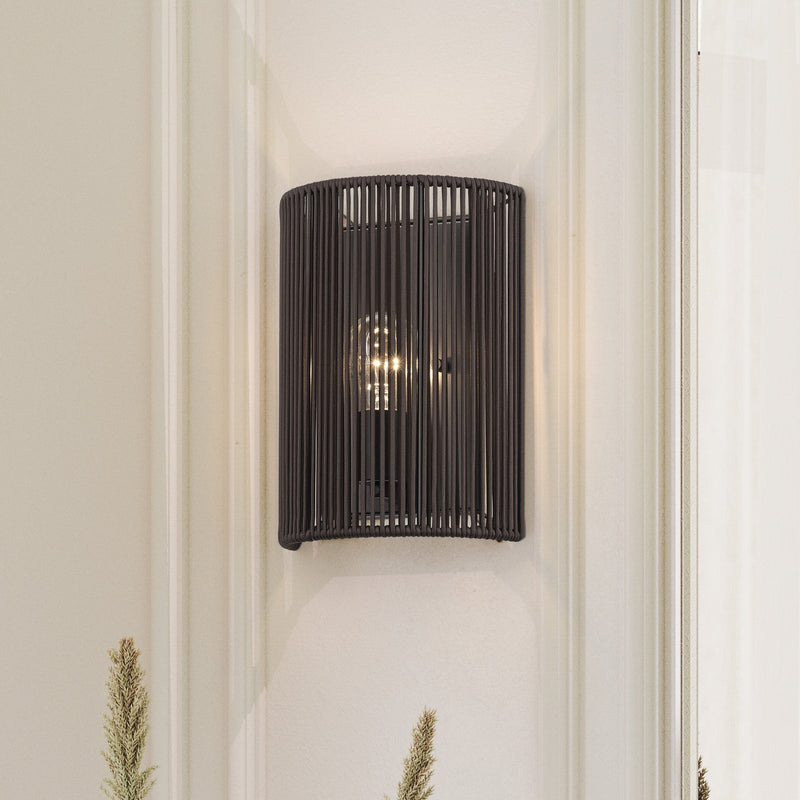 Livex Lighting 49137-92 One Light Wall Sconce, English Bronze