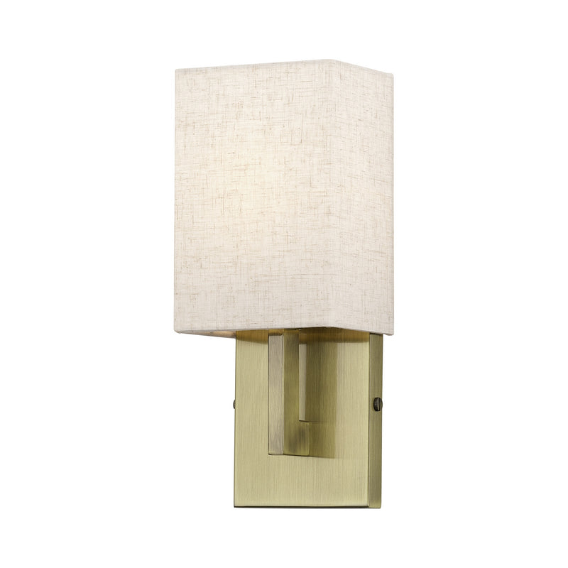 Livex Lighting 52131-01 One Light Wall Sconce, Antique Brass