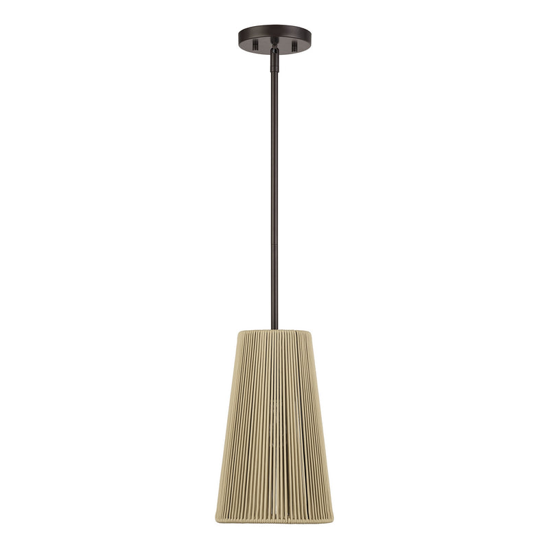 Livex Lighting 53158-92 One Light Pendant, English Bronze