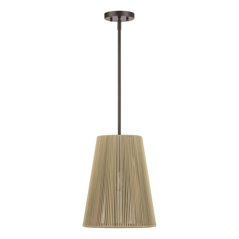 Livex Lighting 53159-92 One Light Pendant, English Bronze