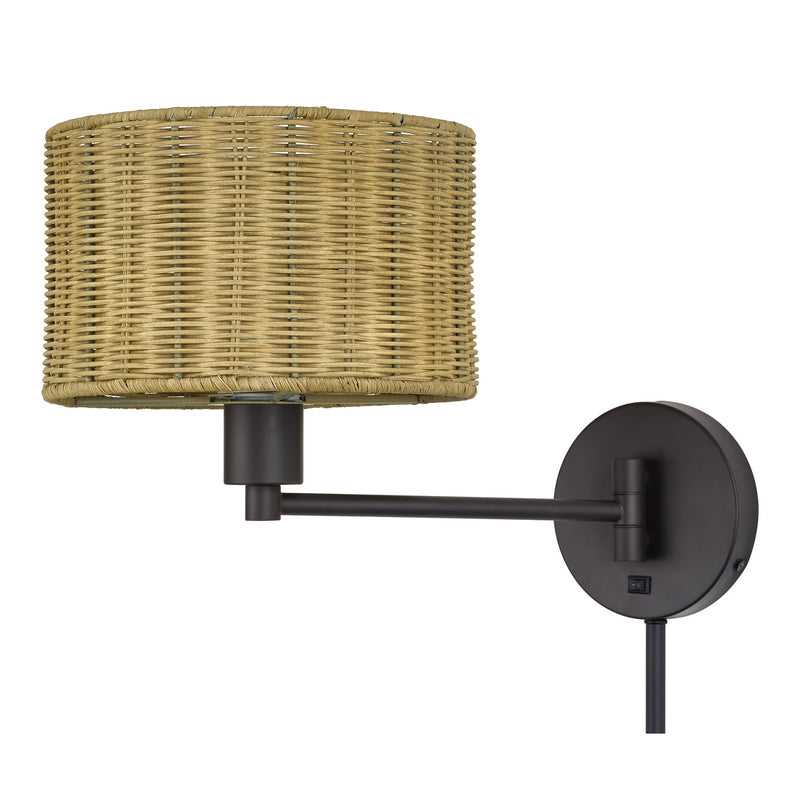 Livex Lighting 60034-07 One Light Swing Arm Wall Lamp, Bronze