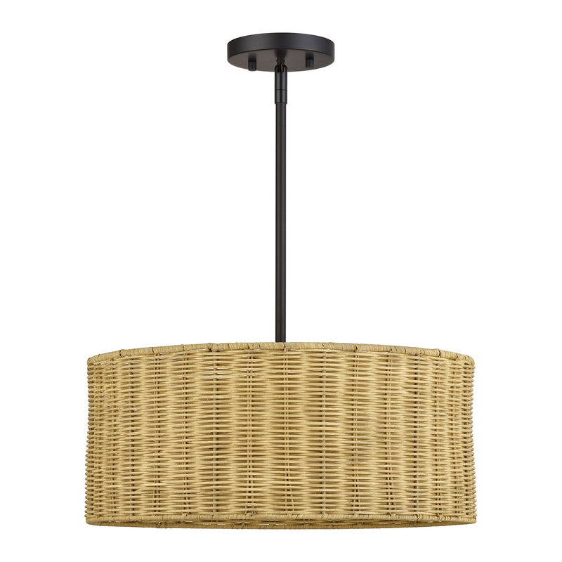 Livex Lighting 60043-07 Three Light Chandelier, Bronze