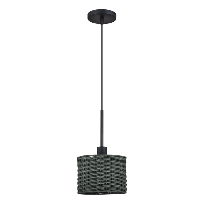 Livex Lighting 60112-04 One Light Mini Pendant, Black
