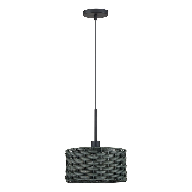 Livex Lighting 60113-04 One Light Pendant, Black