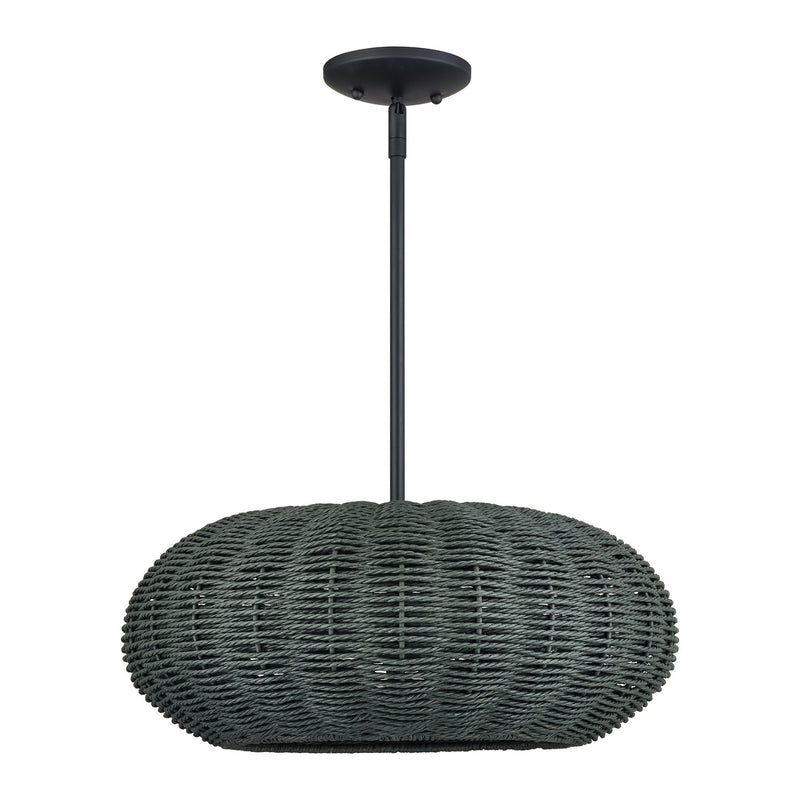 Livex Lighting 60154-04 Three Light Chandelier, Black
