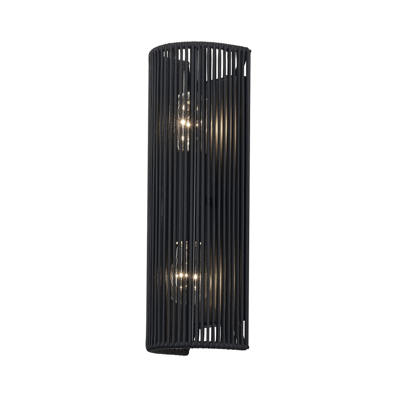 Livex Lighting 60232-04 Two Light Wall Sconce, Black