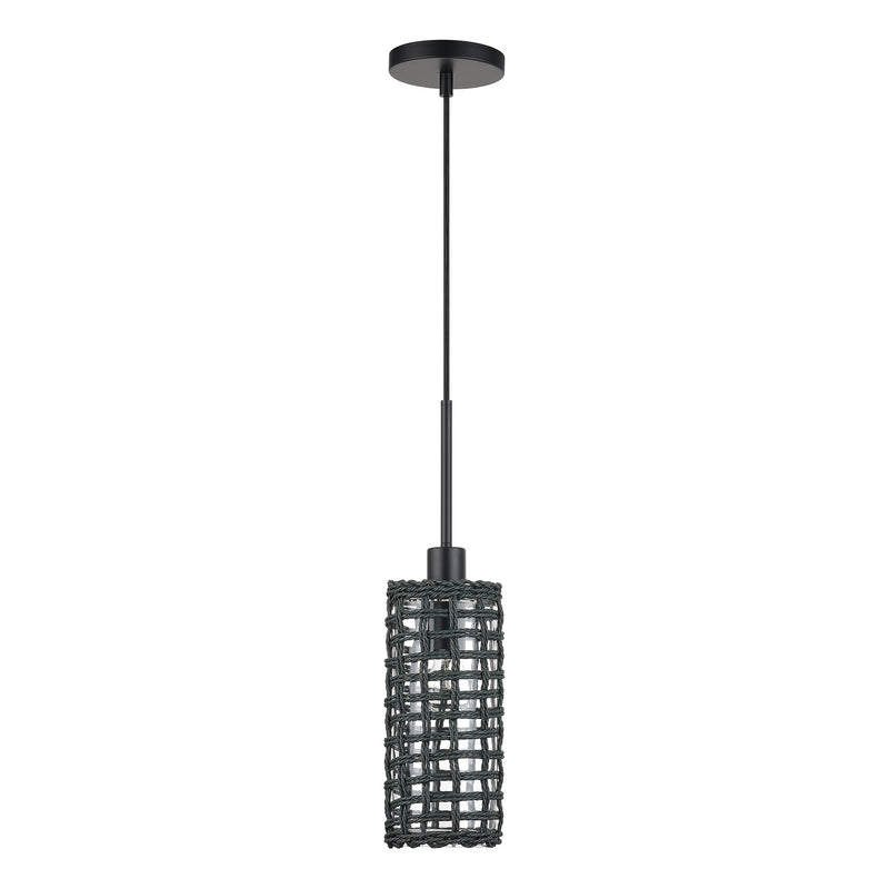 Livex Lighting 60451-04 One Light Mini Pendant, Black