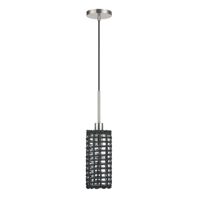 Livex Lighting 60451-91 One Light Mini Pendant, Brushed Nickel