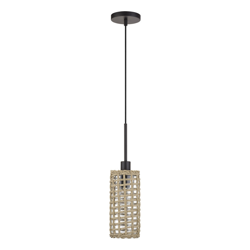 Livex Lighting 60461-07 One Light Mini Pendant, Bronze
