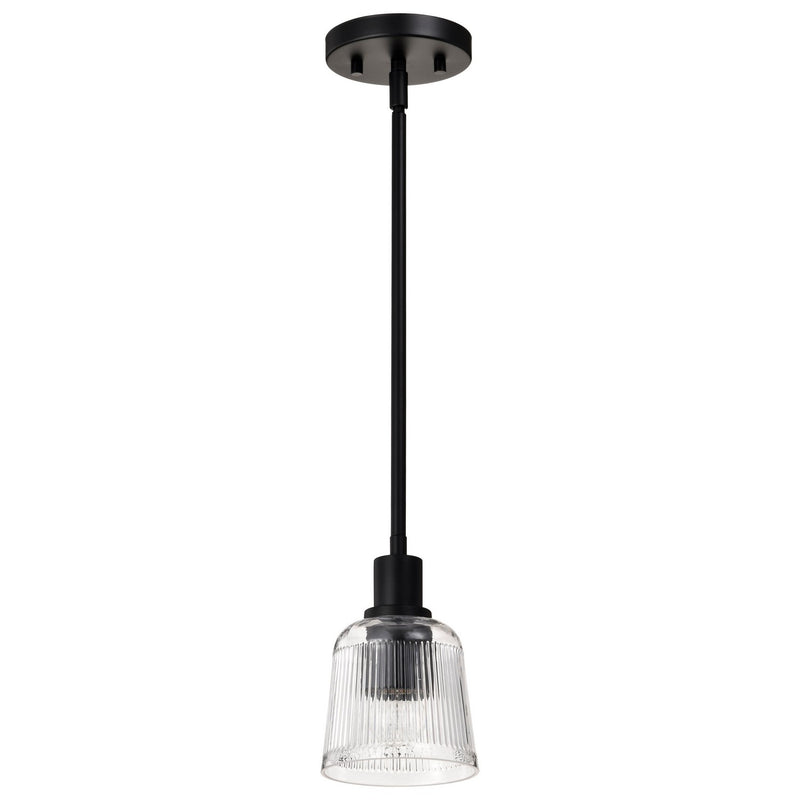Nuvo Lighting 60-8605 One Light Mini Pendant, Matte Black