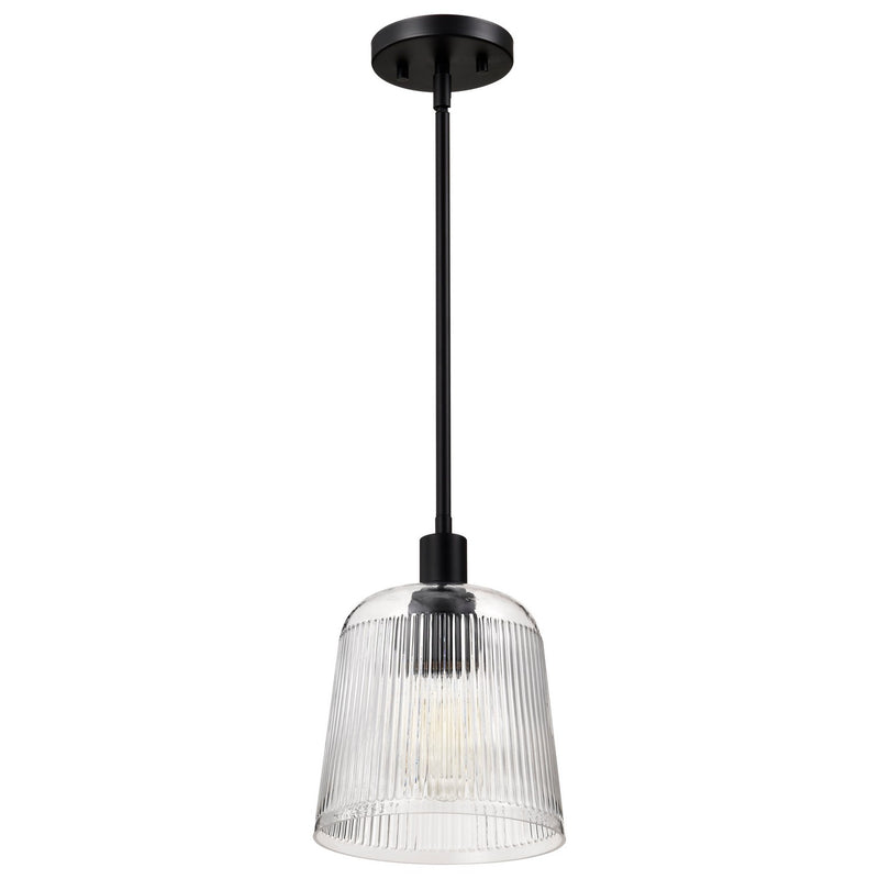 Nuvo Lighting 60-8606 One Light Pendant, Matte Black
