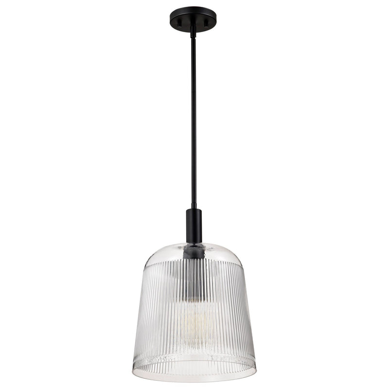 Nuvo Lighting 60-8607 One Light Pendant, Matte Black