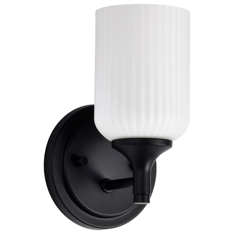 Nuvo Lighting 60-8641 One Light Wall Sconce, Matte Black