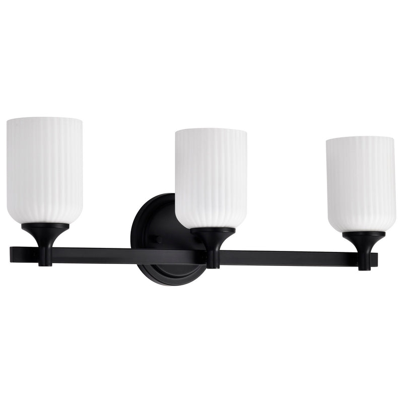 Nuvo Lighting 60-8643 Three Light Vanity, Matte Black