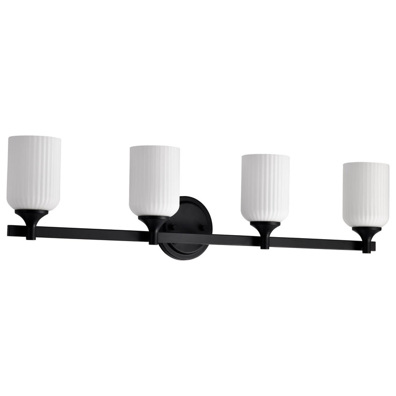 Nuvo Lighting 60-8644 Four Light Vanity, Matte Black
