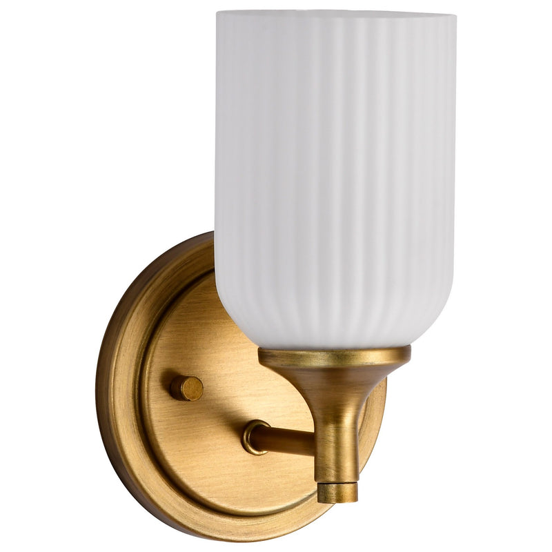 Nuvo Lighting 60-8661 One Light Wall Sconce, Natural Brass