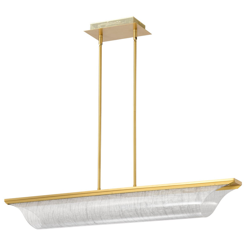 Nuvo Lighting 62-2411 LED Island Pendant, Vintage Brass