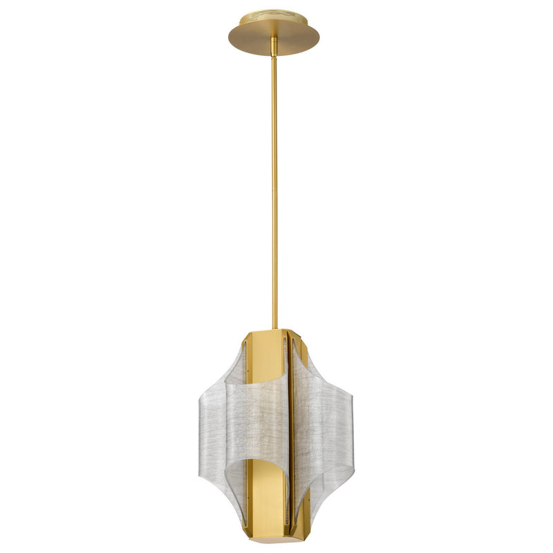 Nuvo Lighting 62-2412 LED Pendant, Vintage Brass