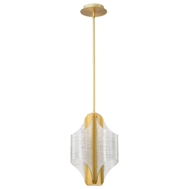 Nuvo Lighting 62-2413 LED Pendant, Vintage Brass