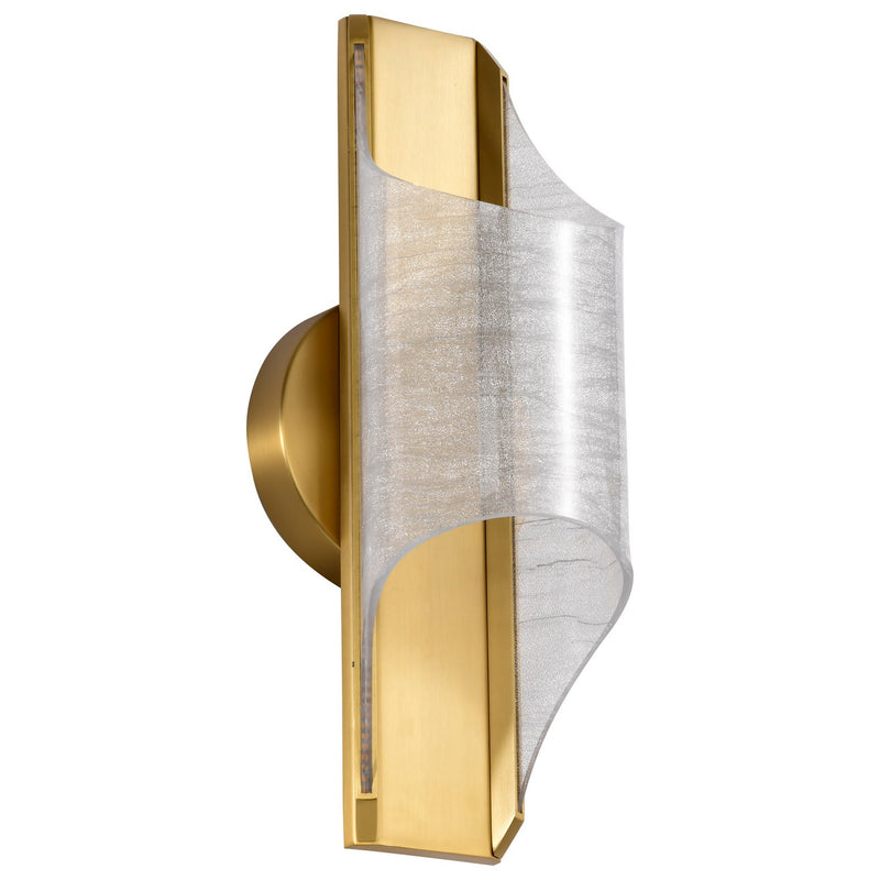 Nuvo Lighting 62-2414 LED Wall Sconce, Vintage Brass