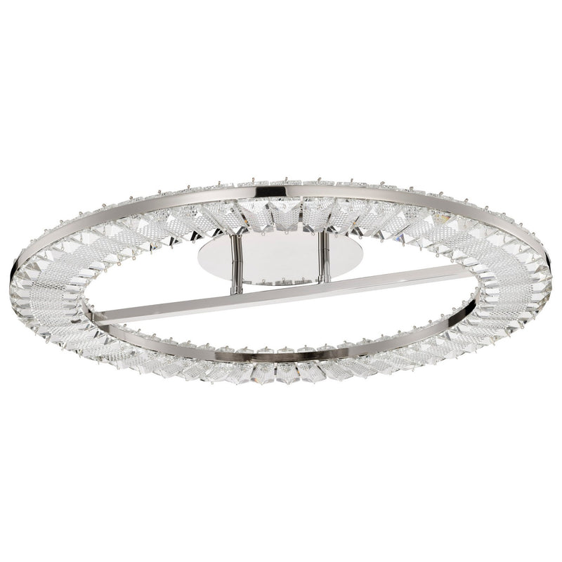 Nuvo Lighting 62-2444 LED Flush Mount, Polished Nickel
