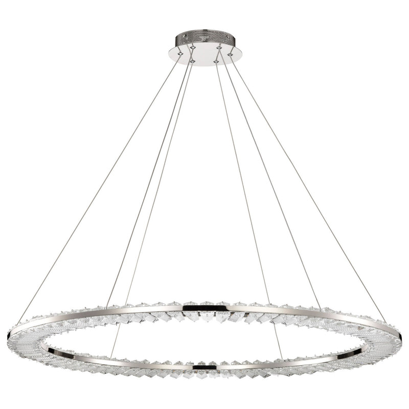 Nuvo Lighting 62-2447 LED Pendant, Polished Nickel