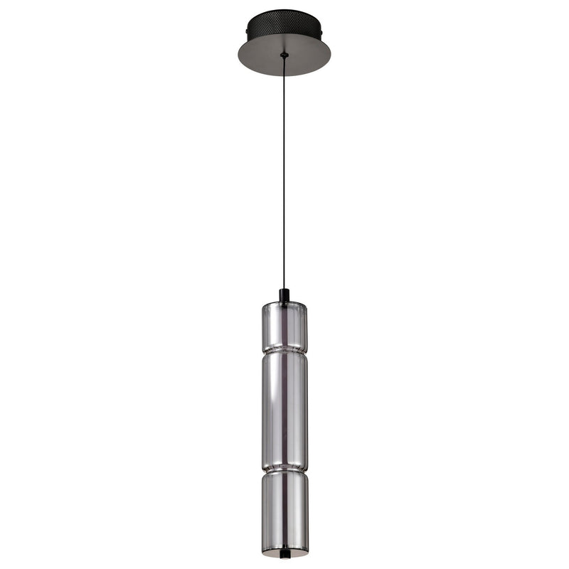 Nuvo Lighting 62-2451 LED Mini Pendant, Matte Black