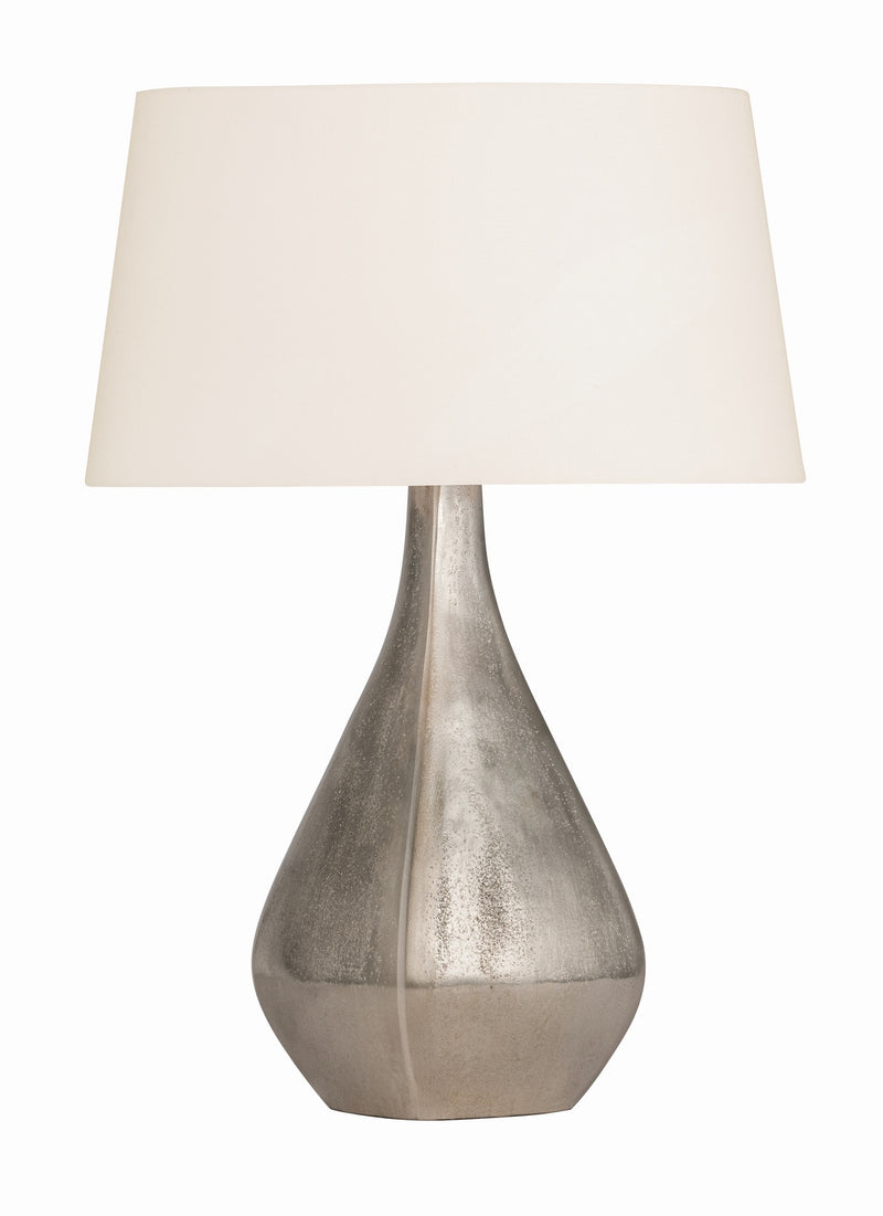 Hudson Valley L5429-WRS One Light Table Lamp, Warm Silver