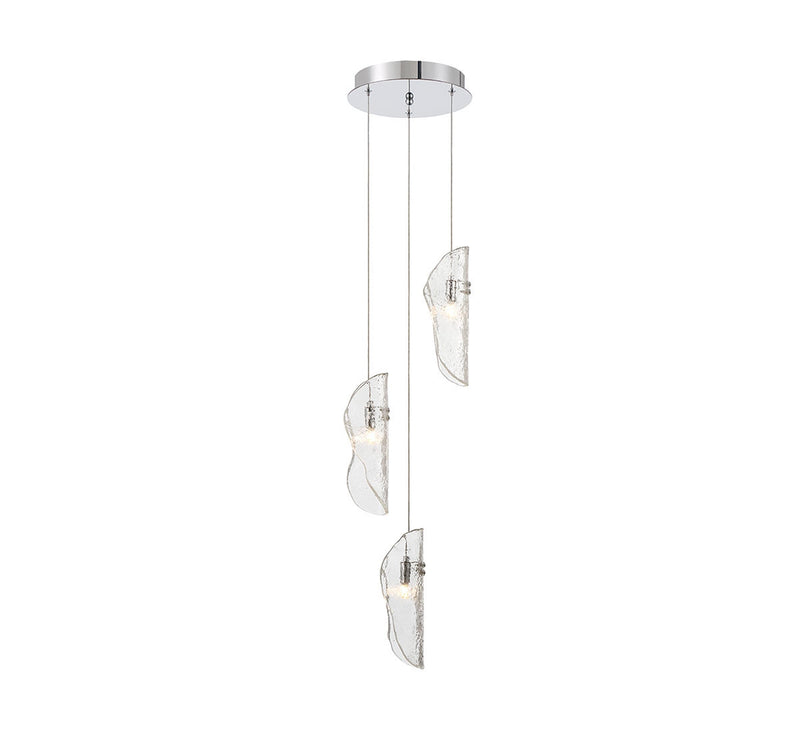 Lib & Co. 10162-017-01 LED Pendant, Chrome