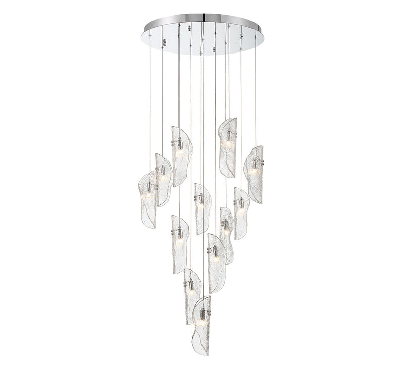Lib & Co. 10164-017-01 LED Chandelier, Chrome