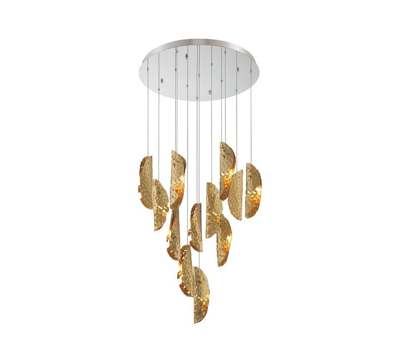 Lib & Co. 10164-020-01 LED Chandelier, Chrome