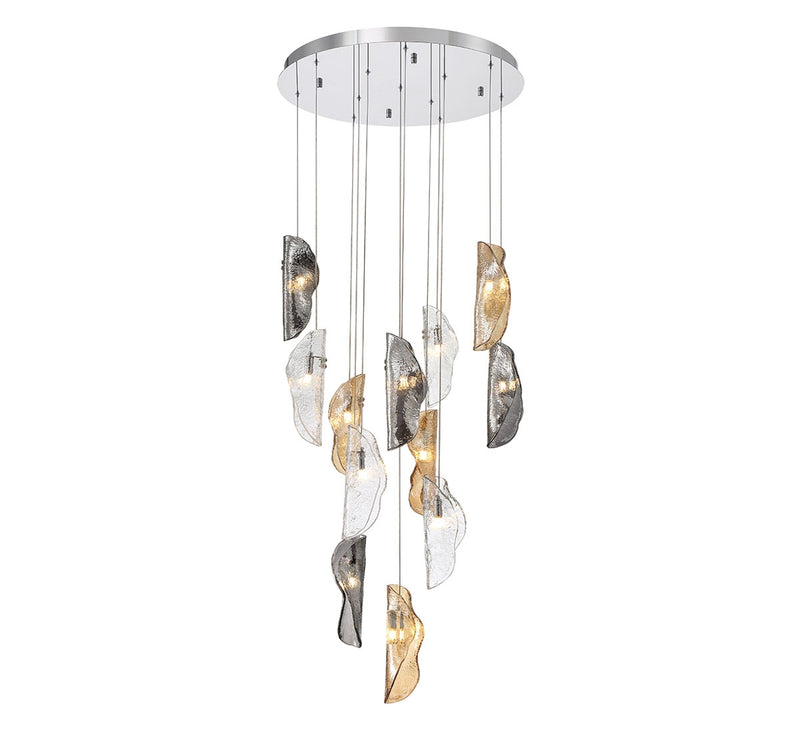 Lib & Co. 10164-023-01 LED Chandelier, Chrome