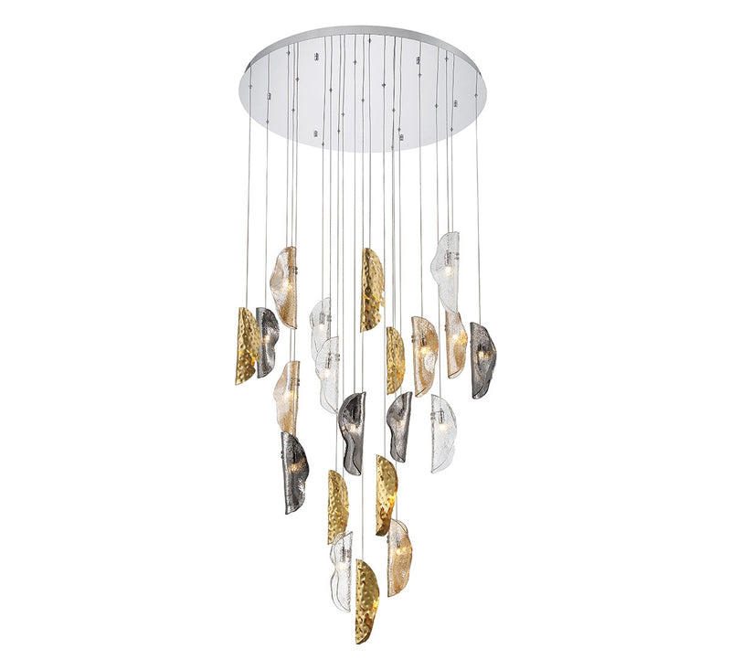 Lib & Co. 10167-024-01 LED Chandelier, Chrome