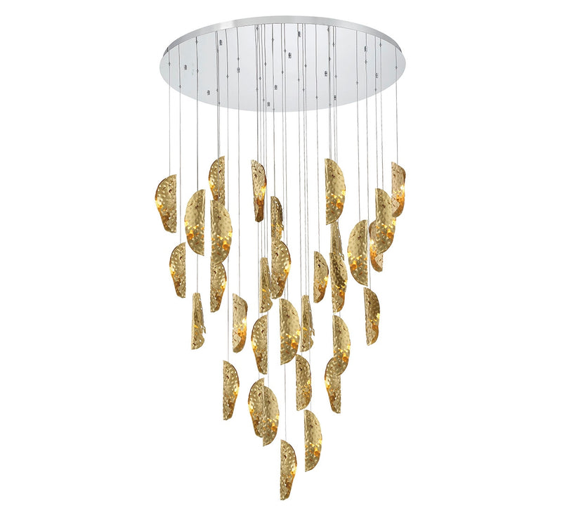 Lib & Co. 10169-020-01 LED Chandelier, Chrome