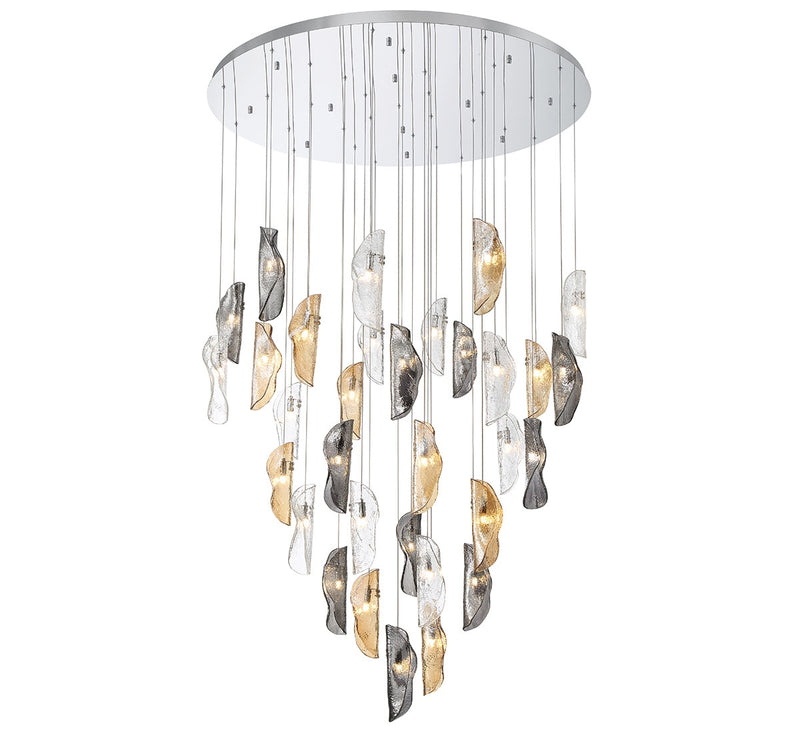 Lib & Co. 10169-023-01 LED Chandelier, Chrome