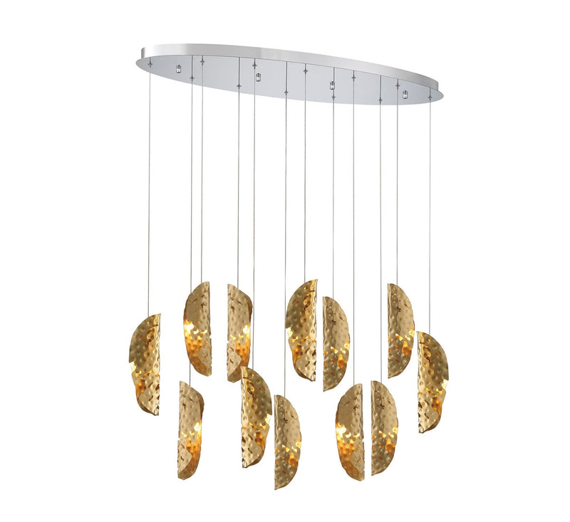 Lib & Co. 12034-020-01 LED Chandelier, Chrome