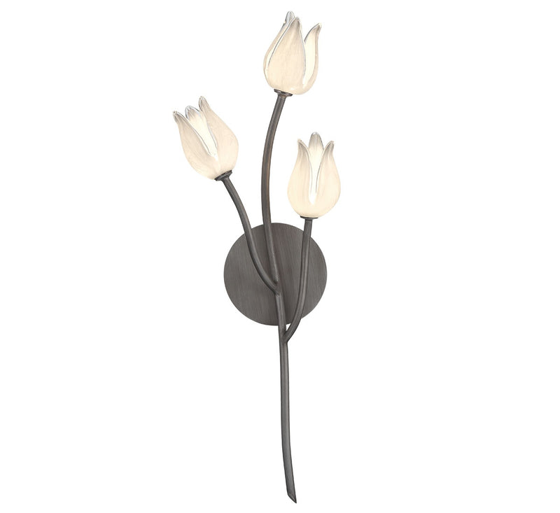 Lib & Co. 12083-042 LED Wall Mount, Brushed Vintage grey
