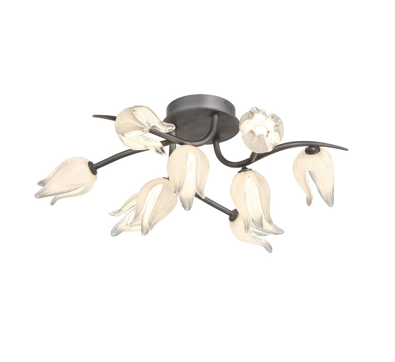 Lib & Co. 12084-042 LED Ceiling Mount, Brushed Vintage grey