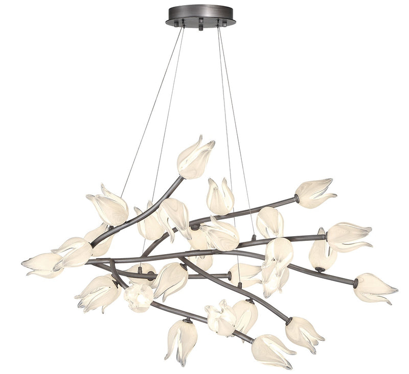 Lib & Co. 12086-042 LED Chandelier, Brushed Vintage grey