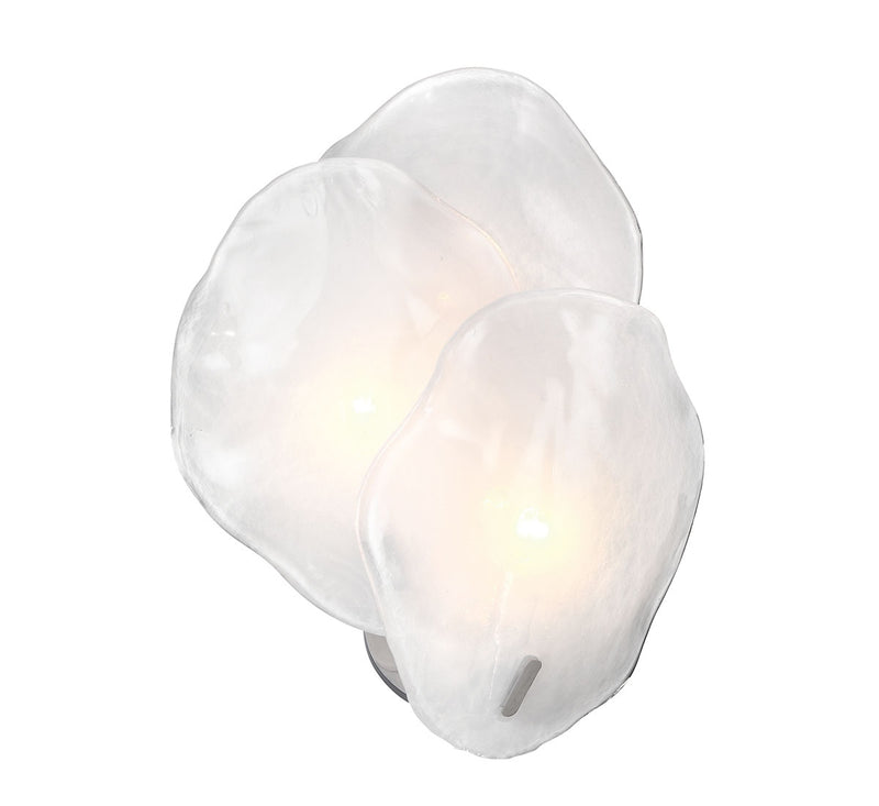 Lib & Co. 12168-01 Three Light Wall Sconce, Chrome