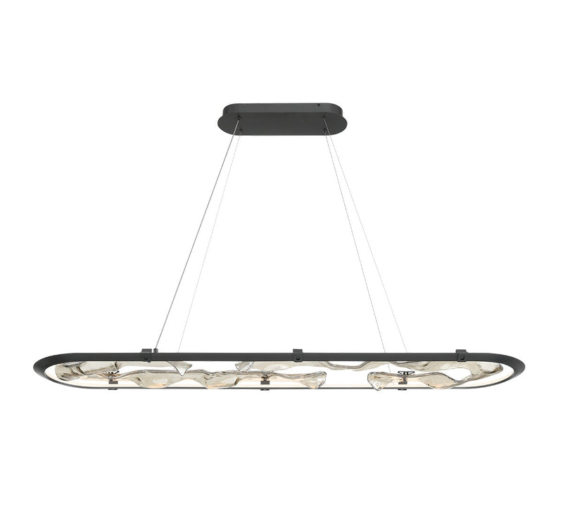 Lib & Co. 12174-040 LED Chandelier, Painted Brushed Grey