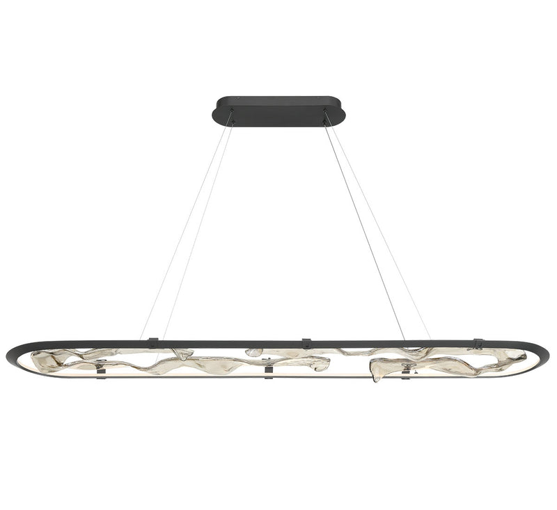 Lib & Co. 12175-040 LED Chandelier, Painted Brushed Grey