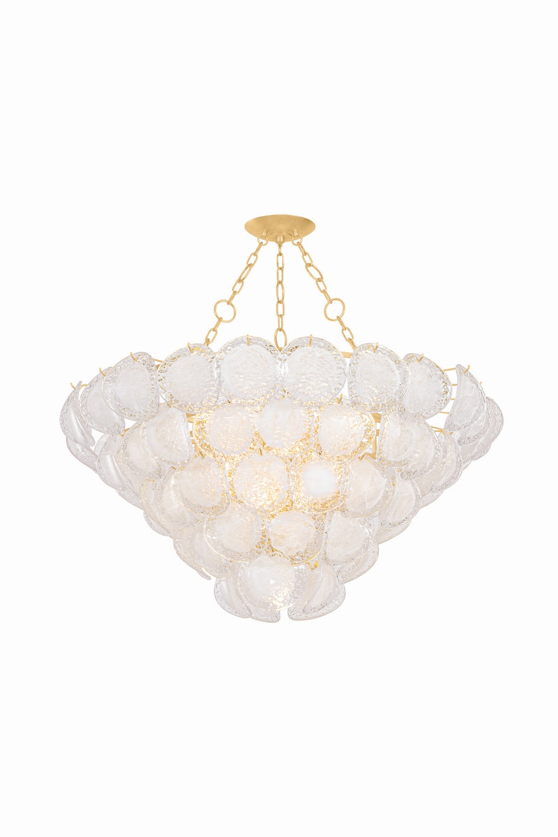 Hudson Valley 1350-VGL 17 Light Chandelier, Vintage Gold Leaf