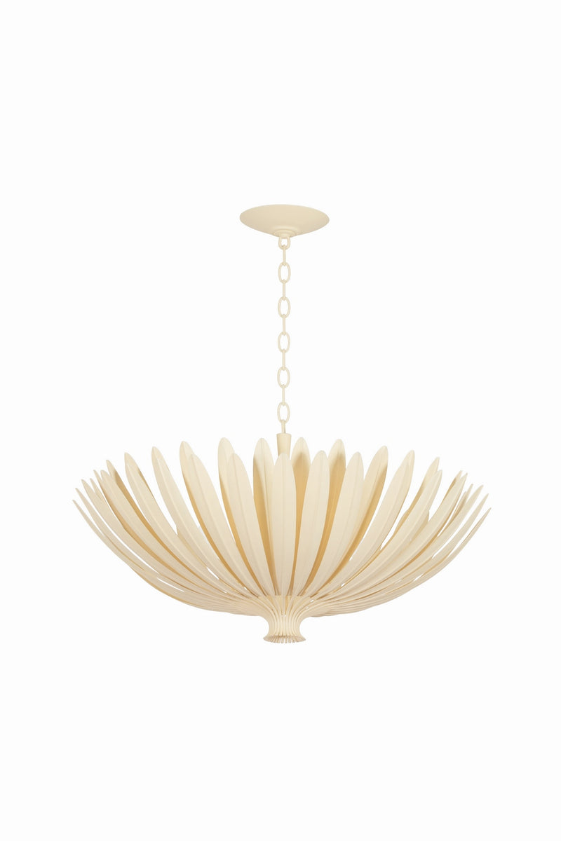Hudson Valley 1836-CP Eight Light Chandelier, Cream Plaster