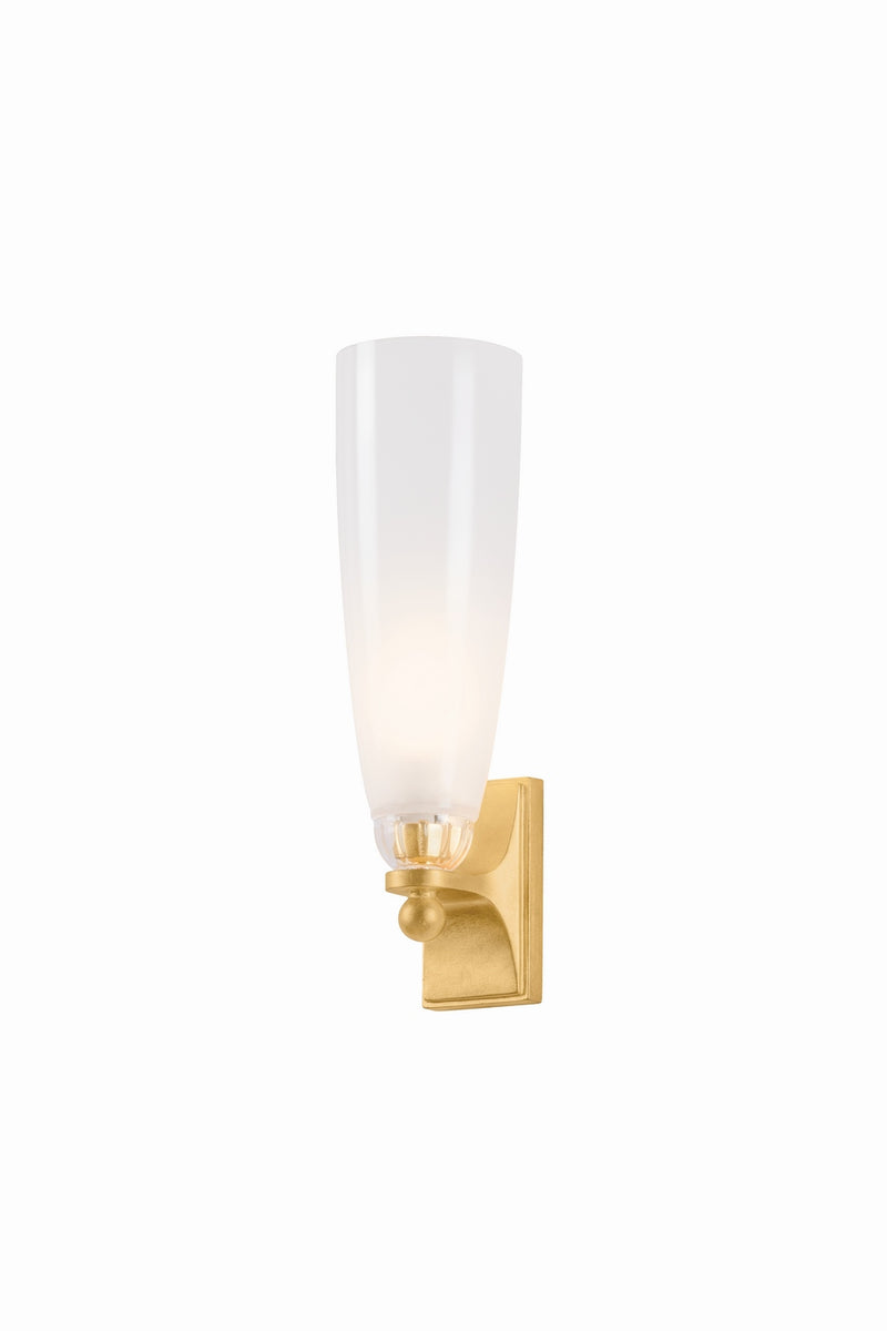 Hudson Valley 2861-VGL One Light Wall Sconce, Vintage Gold Leaf